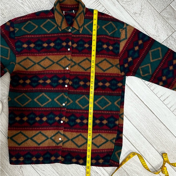 Western Tribal Flannel‎ Fleece Shacket M - Picture 5 of 9
